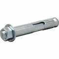 Hillman Sleeve Anchor, 1/2" Dia., 3" L, Zinc Plated 370806